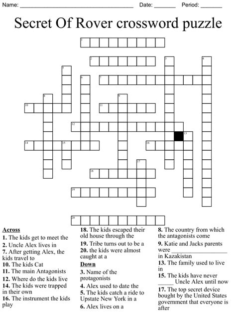 Click the answer to find similar crossword clues. . Sea rover crossword clue